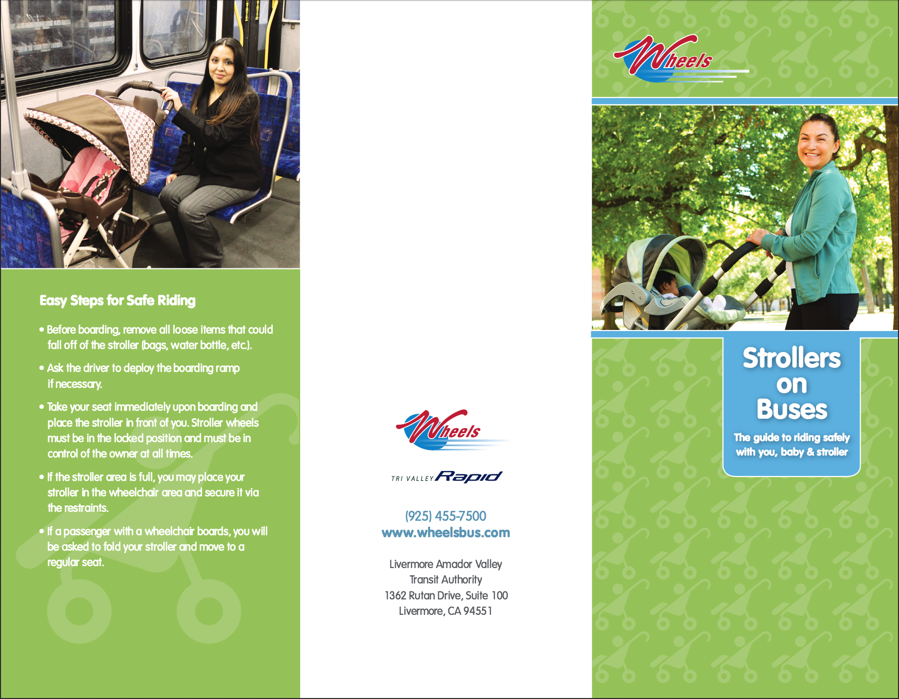 Strollers on bus pamphlet Strollers on bus pamphlet