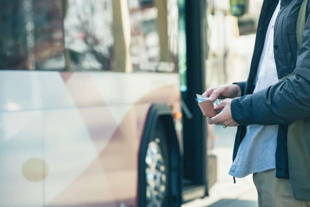 Wheels bus man with wallet outside of bus 3